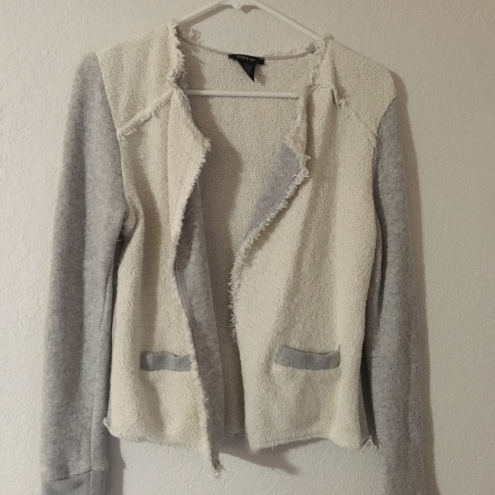 DREW sweater jacket